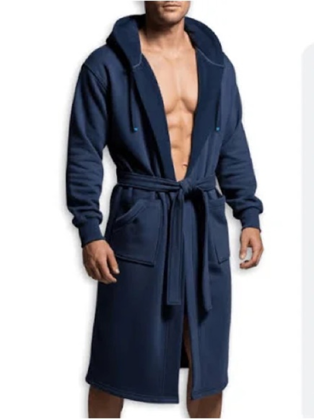 Men’s navy dude robe